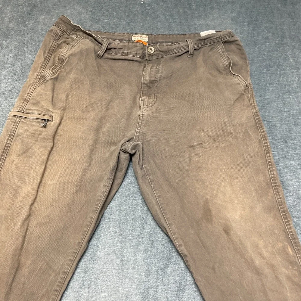 Weatherproof Vintage Utility Pants Mens 40x28 Gray Relaxed Fit Workwear Outdoor